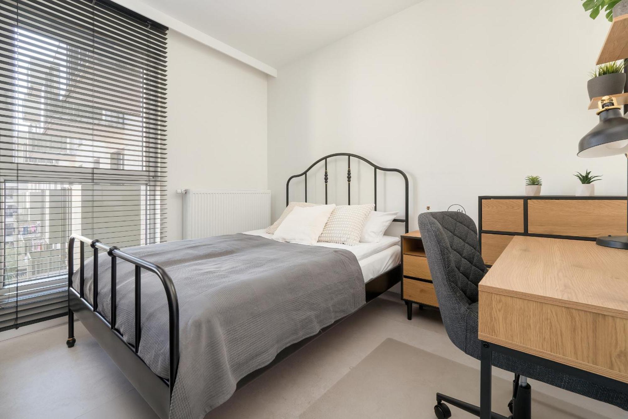 Luksusowe Studio W Lodzi Z Biurkiem, Balkonem I Klimatyzatorem By Renters Prestige エクステリア 写真